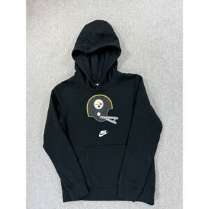 Pittsburgh Steelers Nike Screened Logo Stadium Hoodie Sweatshirt (Boy's Medium)